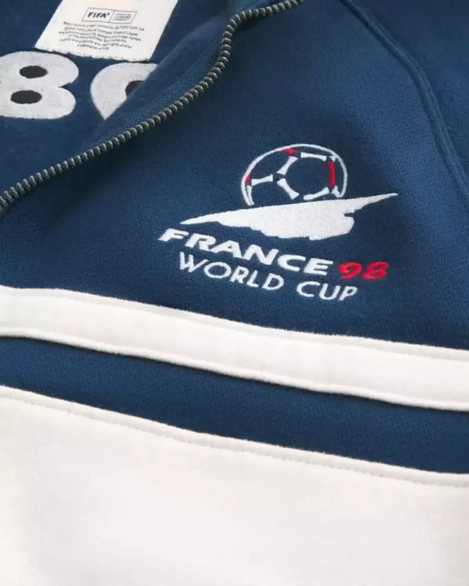 1998 FIFA Dünya Kupası Fransa Grafik Polar Spor Ceketi