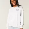 2025 Mezuniyet Sınıfı Büyük Boy Grafikli Sweatshirt