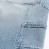 Açık Yıkama Bol Boyacı Kot Pantolonu