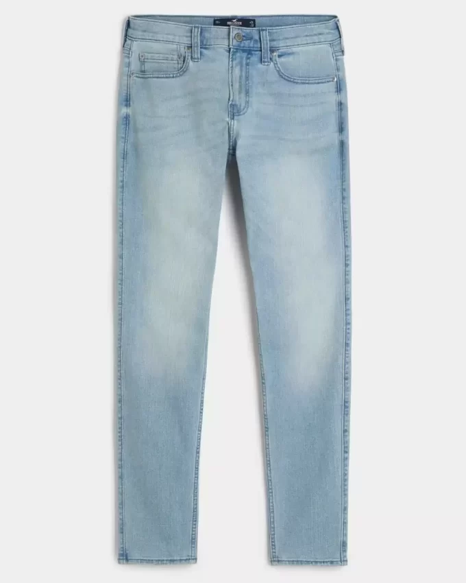 Açık Yıkama Süper Dar Kot Pantolon