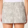 Alçak Bel Kamuflajlı Twill Mini Etek Alçak Bel Kamuflajlı Twill Mini Etek