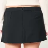 Alçak Katlı Ponte A-Line Mini Skort