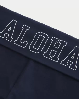 Aloha Grafik Katlanır Bel Genişleme Pantolonu