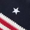 Amerikan Bayrağı Desenli Tığ İşi Askılı Üst