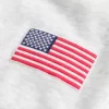 Amerikan Bayrağı Grafikli Düz Eşofman Altı