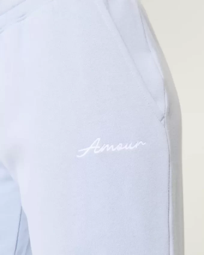 Amour Grafik Düz Eşofman Altı