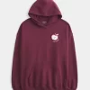 Apple Grafik Kapüşonlu