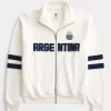 Arjantin AFA Grafik Polar Spor Ceketi