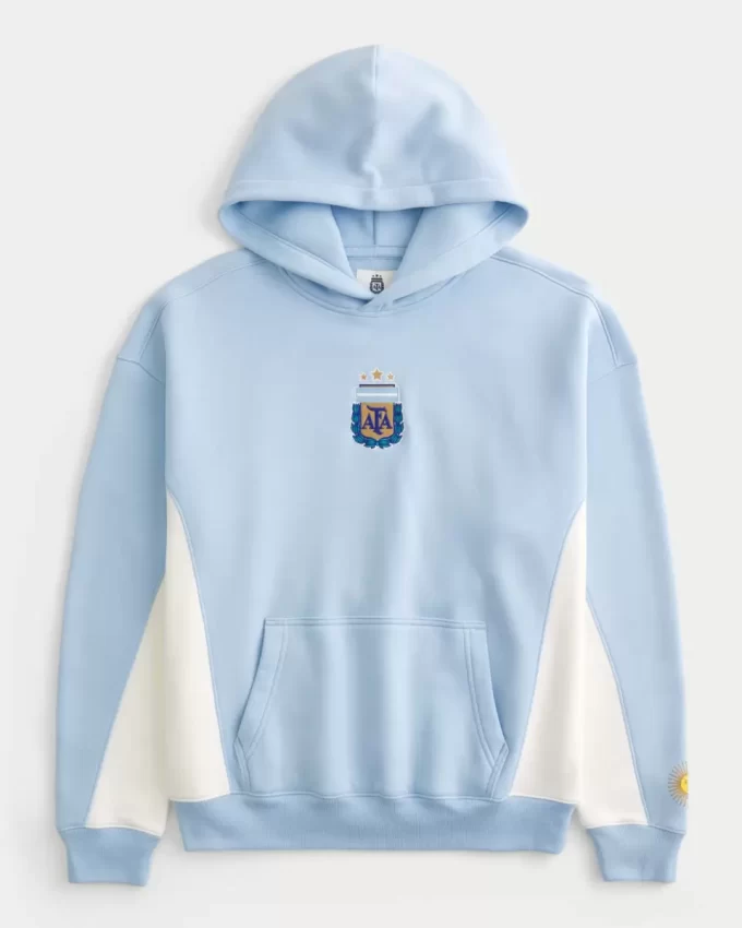 Arjantin Futbol Federasyonu Grafik Kapüşonlu Sweatshirt