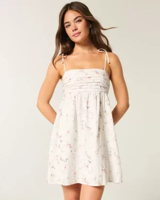 Babydoll Askılı Mini Elbise