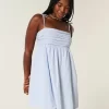 Babydoll Askılı Mini Elbise