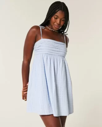 Babydoll Askılı Mini Elbise