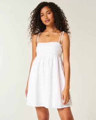 Babydoll Askılı Mini Elbise
