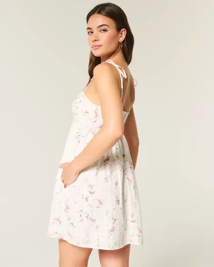 Babydoll Askılı Mini Elbise