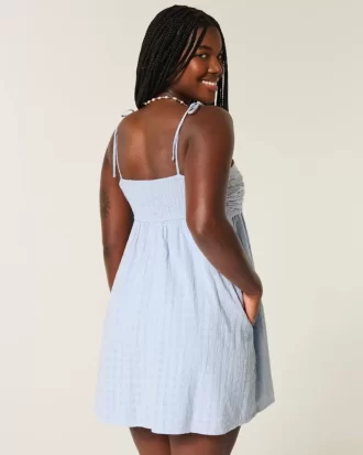Babydoll Askılı Mini Elbise