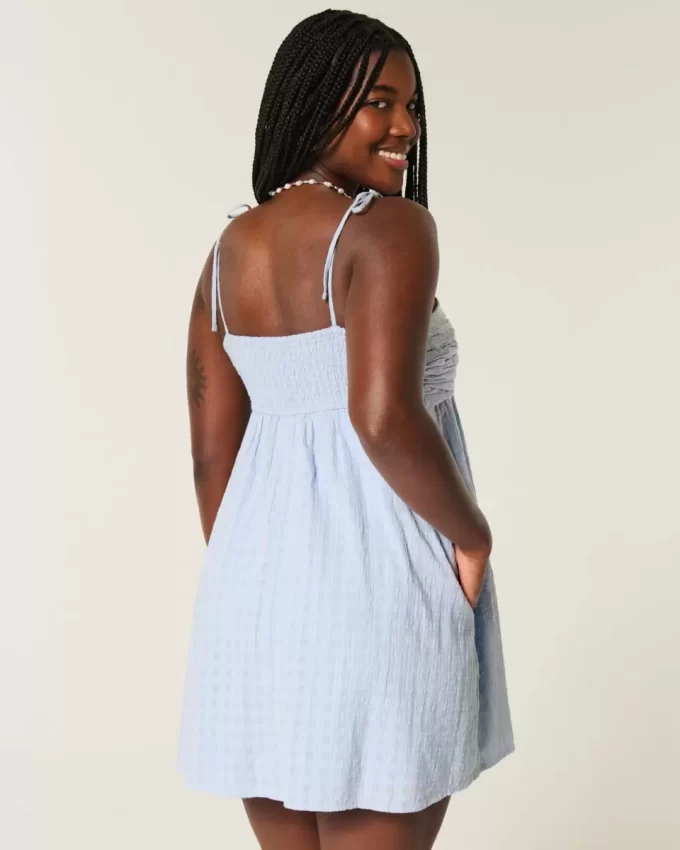 Babydoll Askılı Mini Elbise