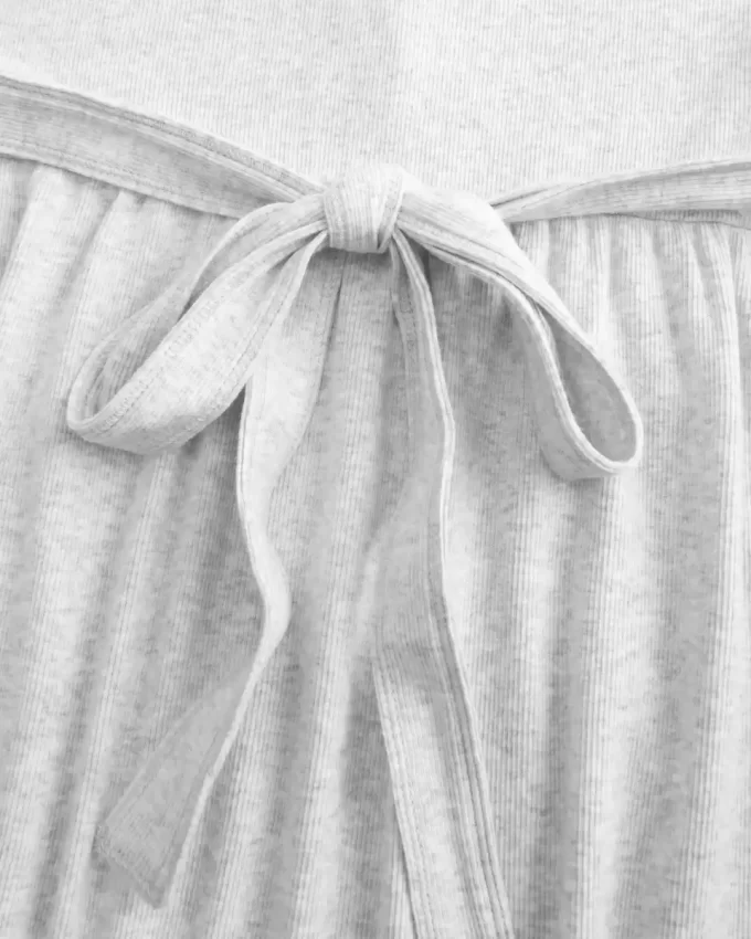 Bağlamalı Henley Babydoll Üstü
