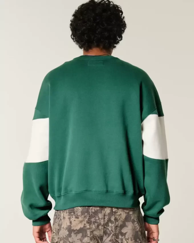 Bol Cinch Charleston Grafikli Mürettebat Sweatshirt