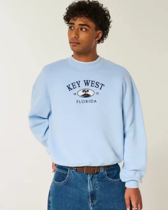 Bol Cinch Key West Grafikli Mürettebat Sweatshirt