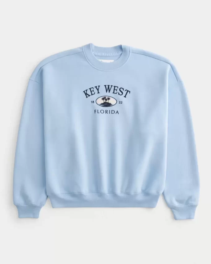 Bol Cinch Key West Grafikli Mürettebat Sweatshirt