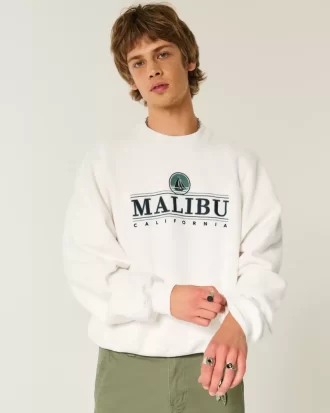 Bol Cinch Malibu Grafikli Mürettebat Sweatshirt