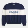 Bol Cinch Maui Grafikli Mürettebat Sweatshirt