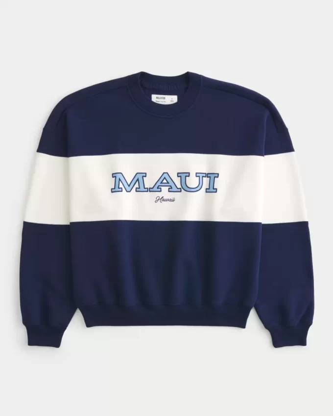 Bol Cinch Maui Grafikli Mürettebat Sweatshirt