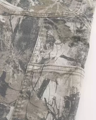 Bol Kamuflajlı Boyacı Pantolonu