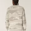 Boxy Camo Crew Kazak