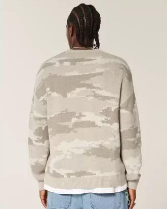 Boxy Camo Crew Kazak