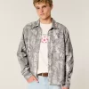 Boxy Camo Flanel Gömlek