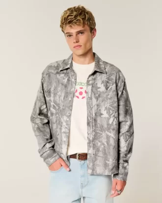 Boxy Camo Flanel Gömlek