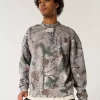 Boxy Camo Logolu Mürettebat Sweatshirt