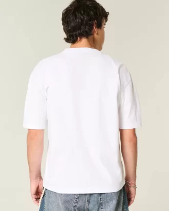 Boxy Crop Ağır Sıklet Mürettebat Tişörtü