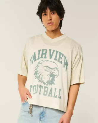 Boxy Crop Fairview Futbol Grafik Forması
