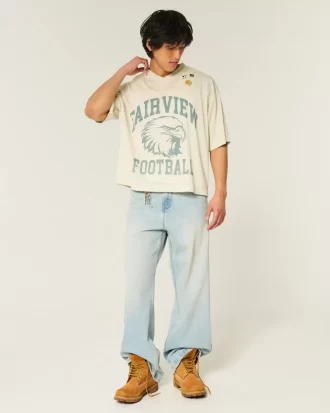 Boxy Crop Fairview Futbol Grafik Forması