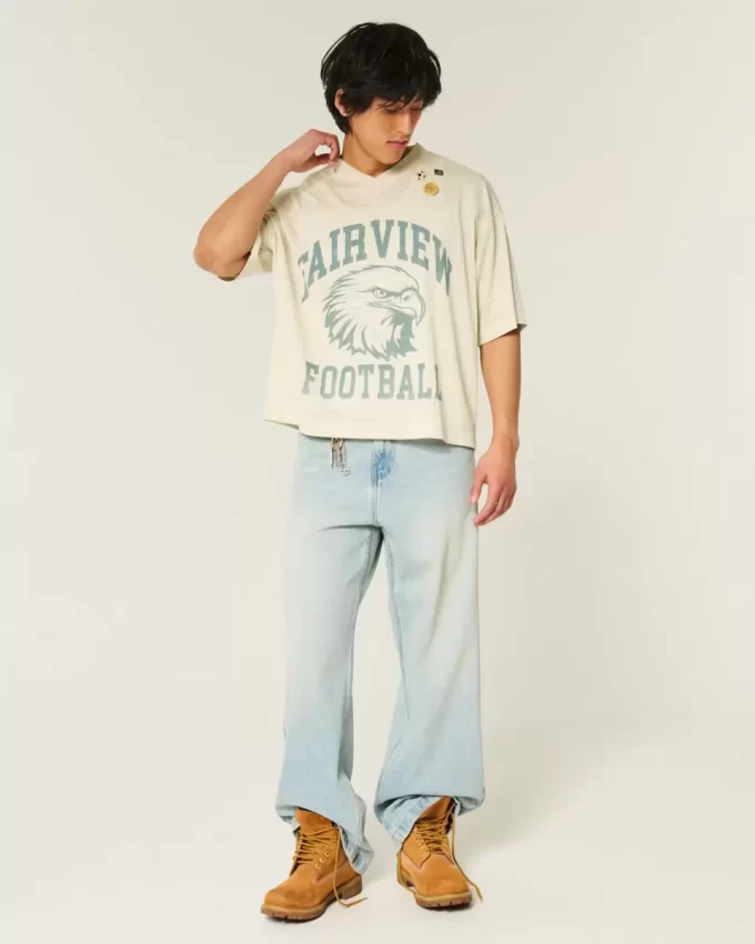 Boxy Crop Fairview Futbol Grafik Forması
