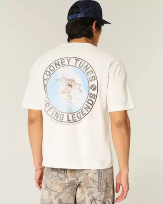 Boxy Crop Looney Tunes Taz Grafik Tişört