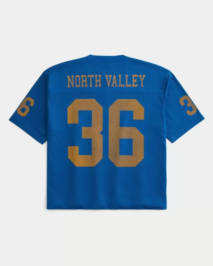 Boxy Crop Mesh North Valley Grafik Forması