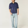Boxy Crop Yıkanmış Polo