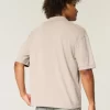 Boxy Crop Yıkanmış Polo