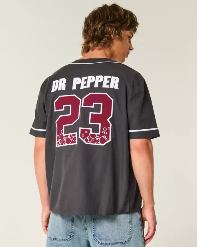 Boxy Dr Pepper Grafik Beyzbol Forması