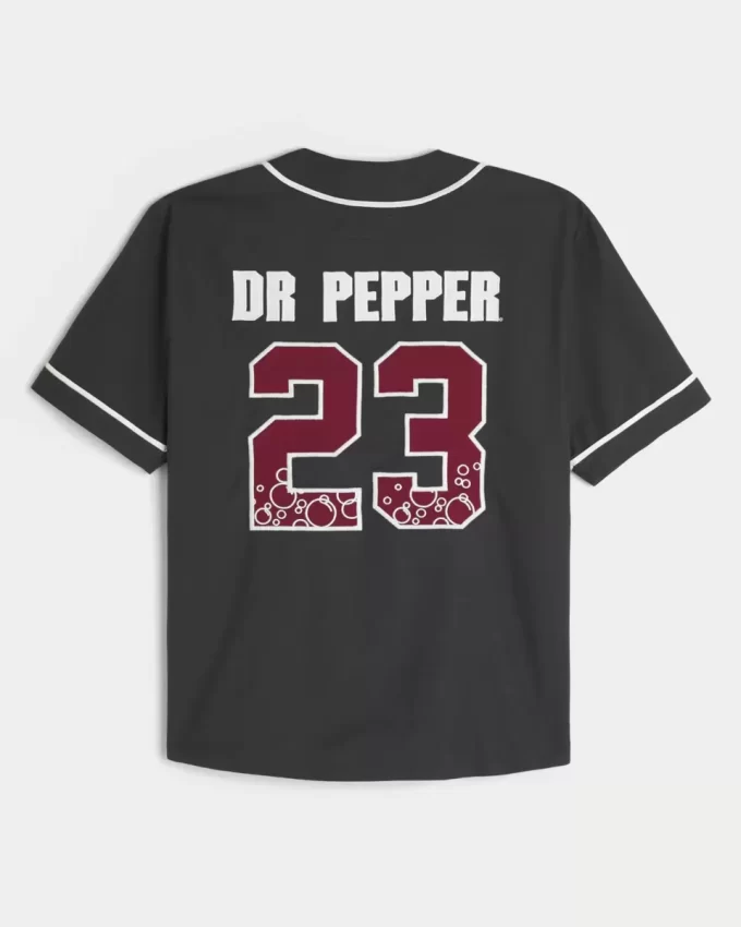 Boxy Dr Pepper Grafik Beyzbol Forması