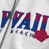 Boxy Fermuarlı Hawaii Grafik Sweatshirt Boxy Fermuarlı Hawaii Grafik Sweatshirt