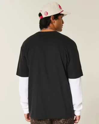 Boxy Heavyweight Cotton Crew Tişört