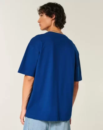 Boxy Heavyweight Cotton Crew Tişört