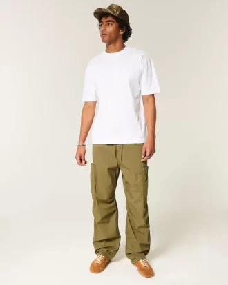 Boxy Heavyweight Cotton Crew Tişört