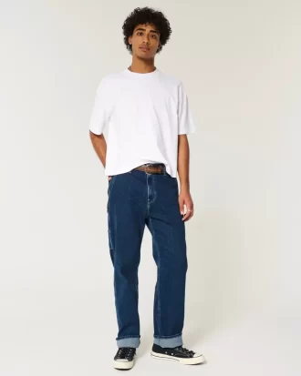 Boxy Heavyweight Crop Crew Tişörtü