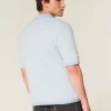Boxy Kısa Kollu Kazak Polo