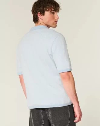 Boxy Kısa Kollu Kazak Polo
